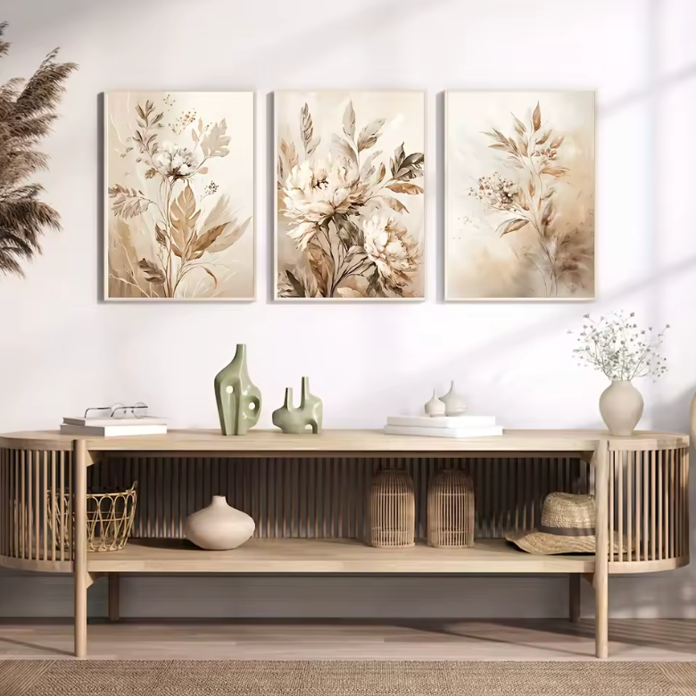 Affiches bohèmes florales