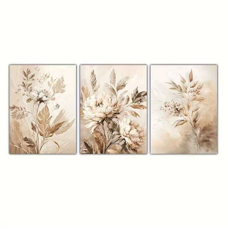 Affiches bohèmes florales