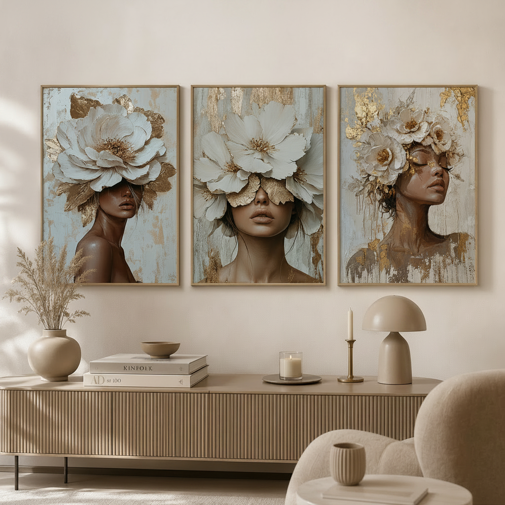 Affiches de portrait floral