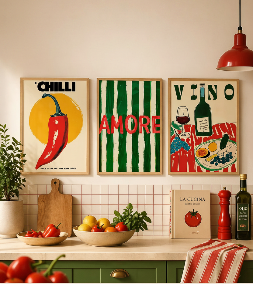 Affiches de cuisine pimentée