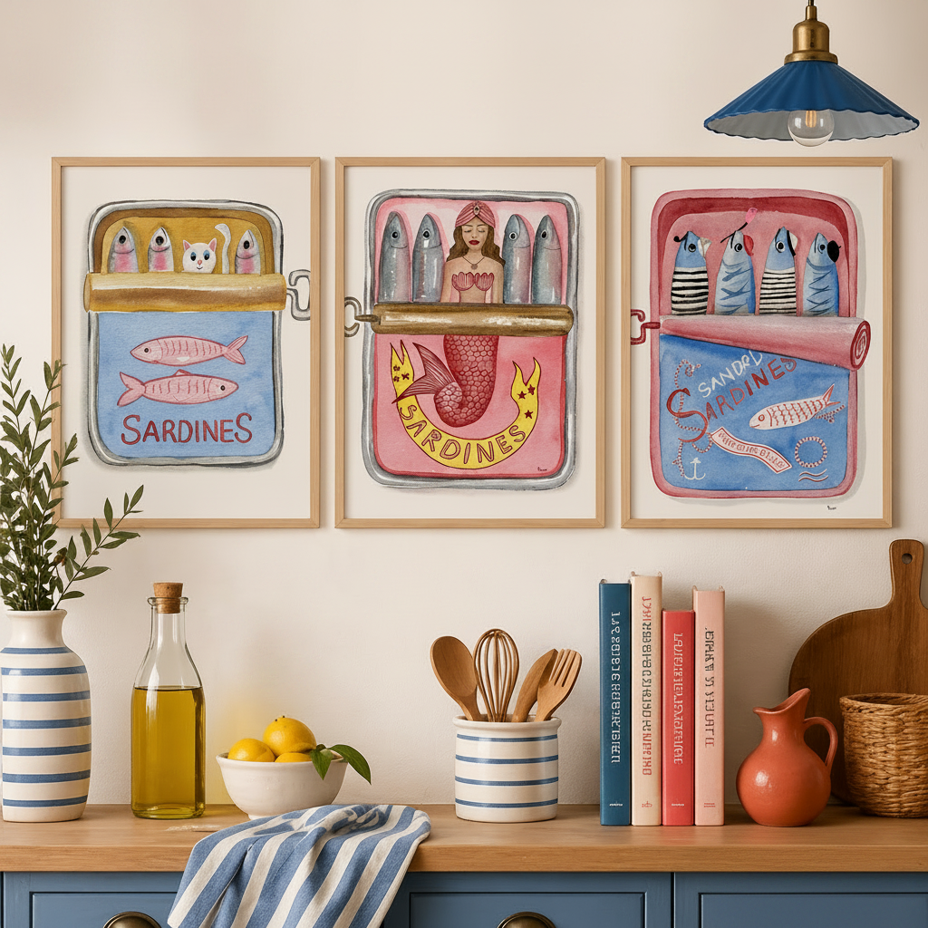 Affiches de sardines
