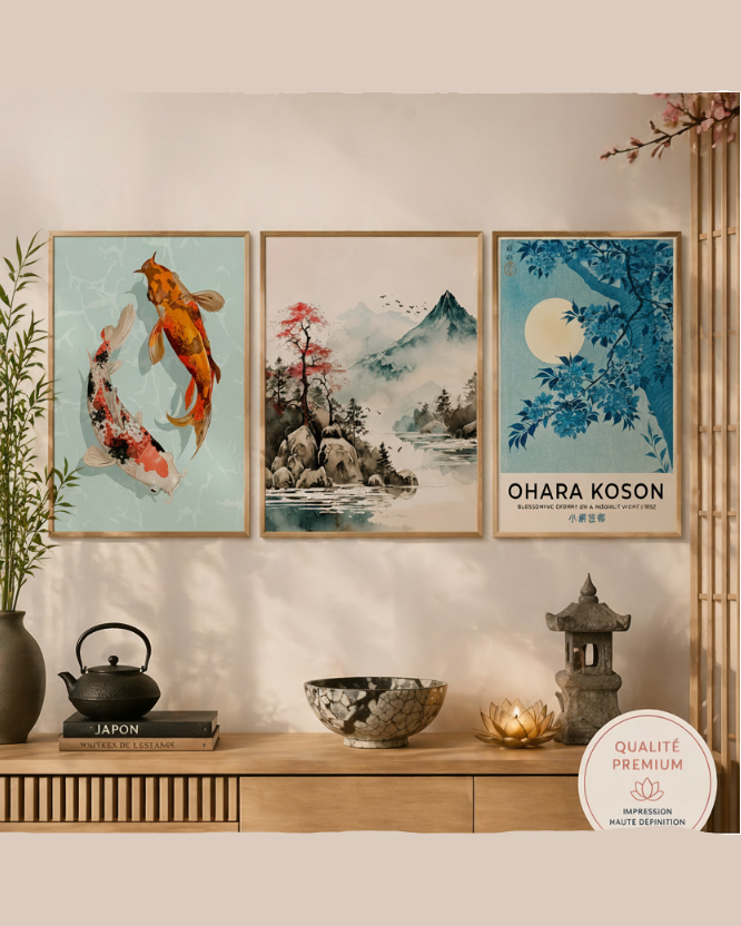 Affiches japonaises artistiques