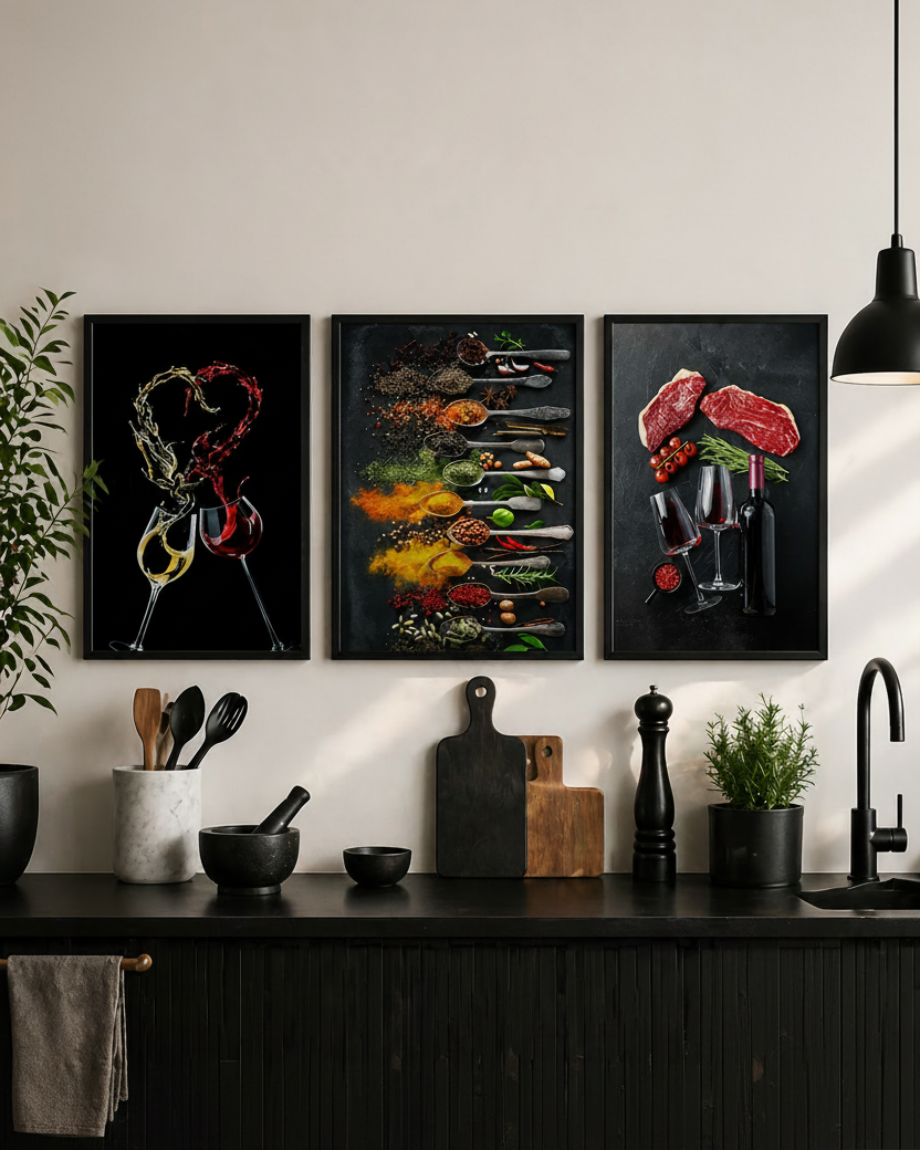 Affiches de cuisine moderne