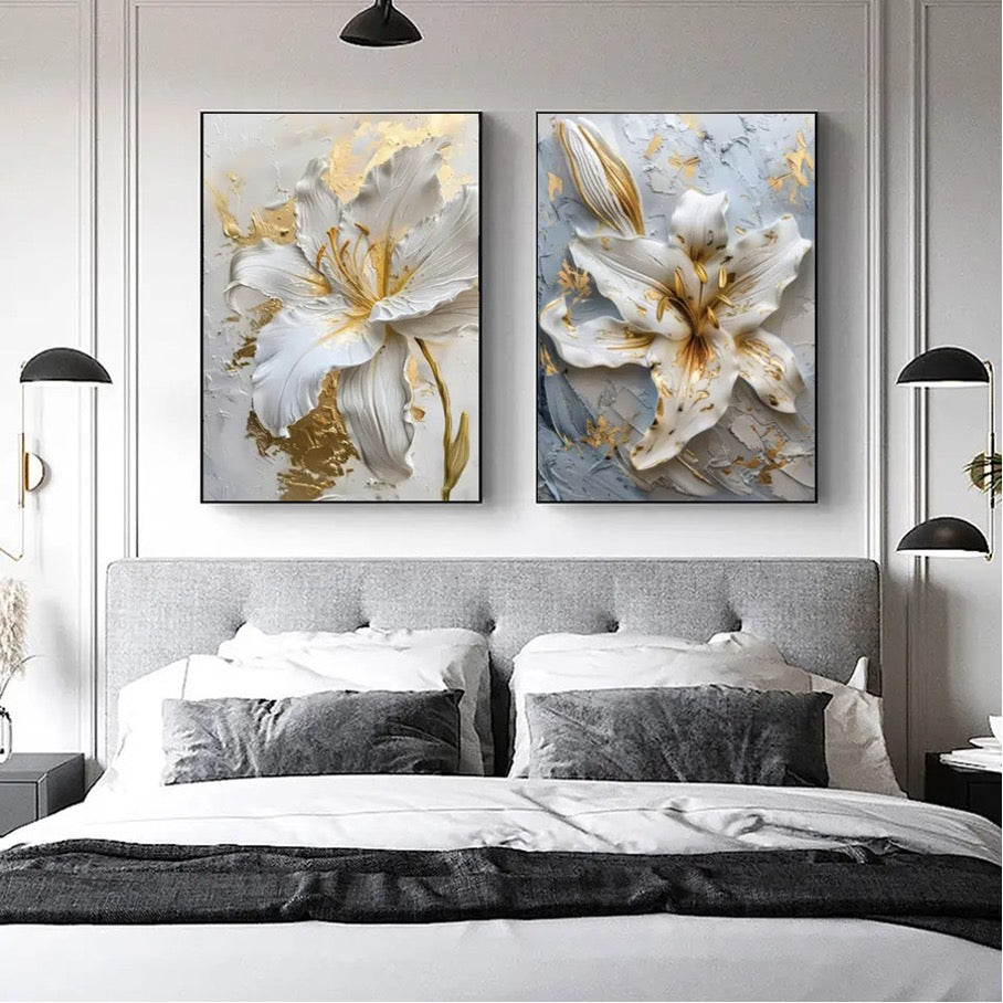 Affiches orchidées lumineuses