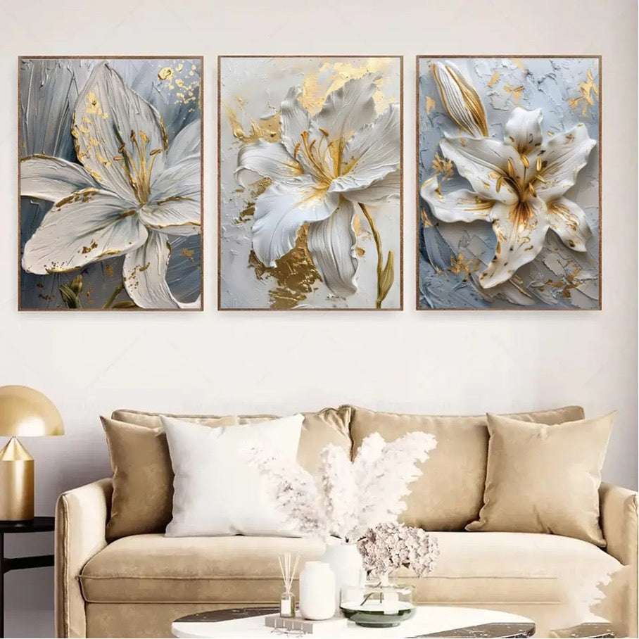 Affiches orchidées lumineuses