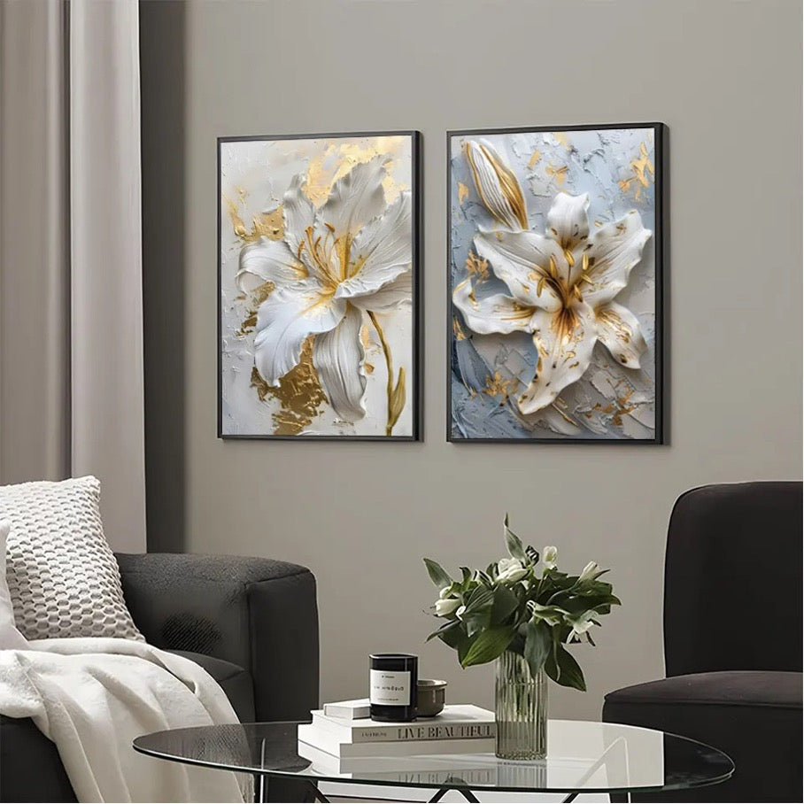 Affiches orchidées lumineuses