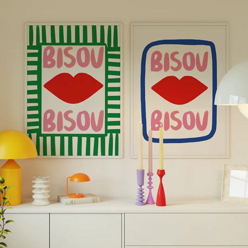 Affiche de bisou