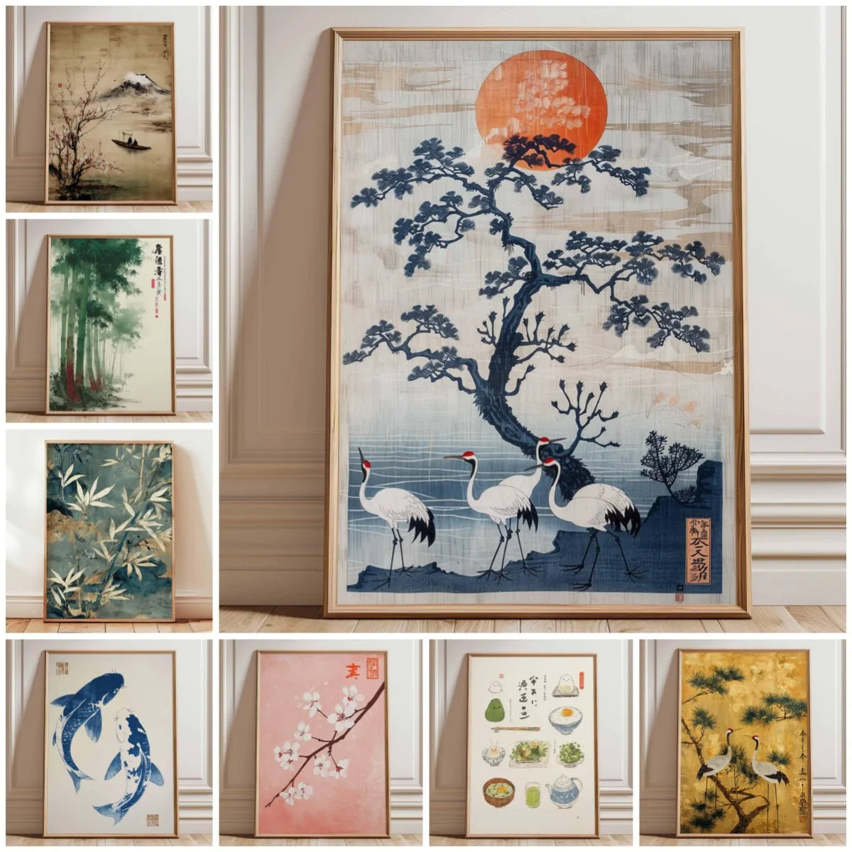 Affiches japonaises poétiques