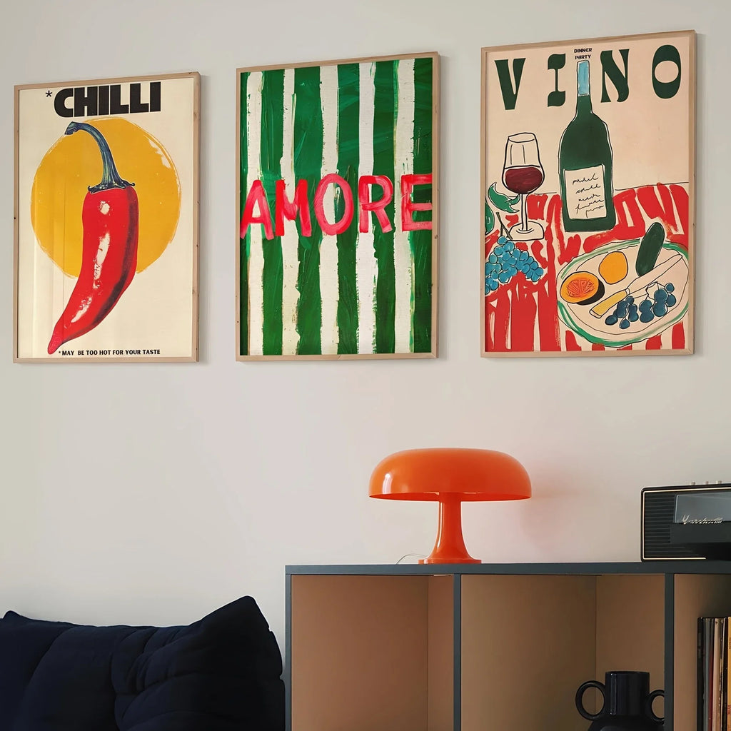 Affiches de cuisine pimentée