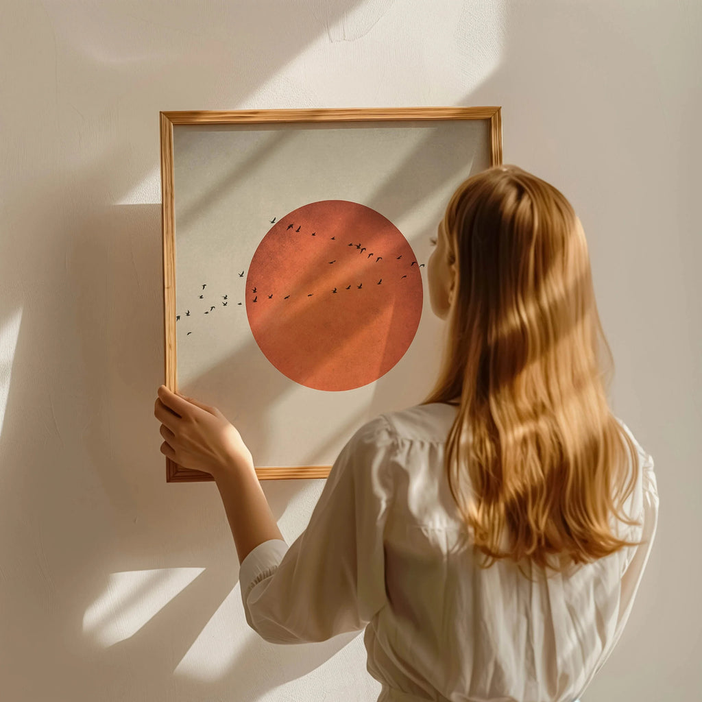 Affiche japonaise minimaliste