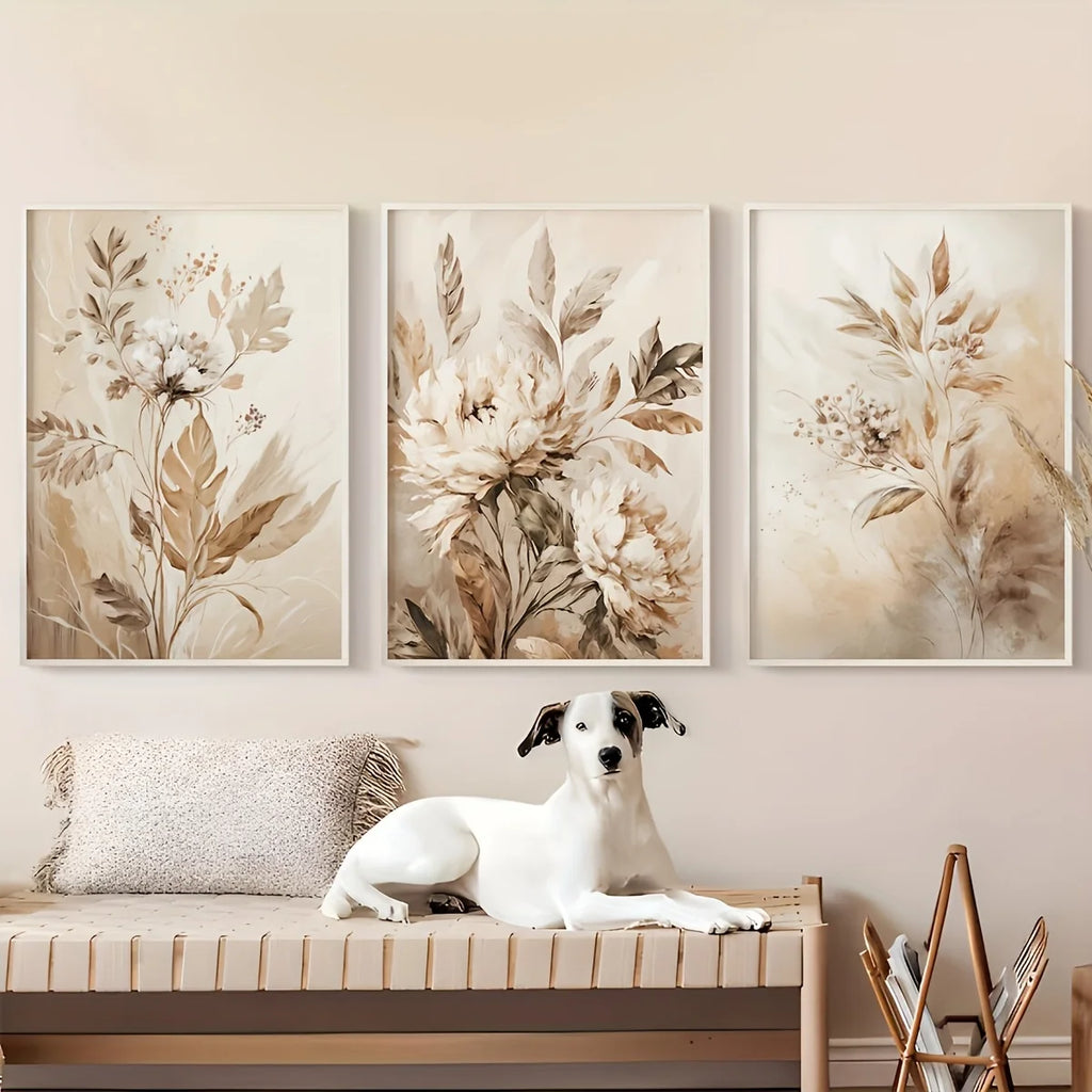 Affiches bohèmes florales