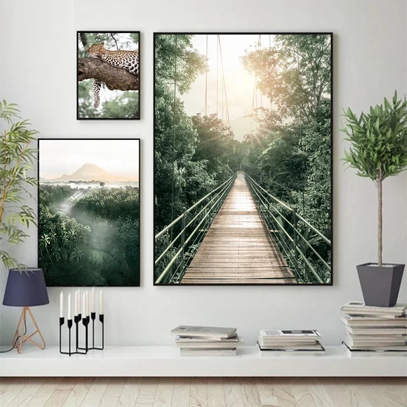 Affiches tropicales zen