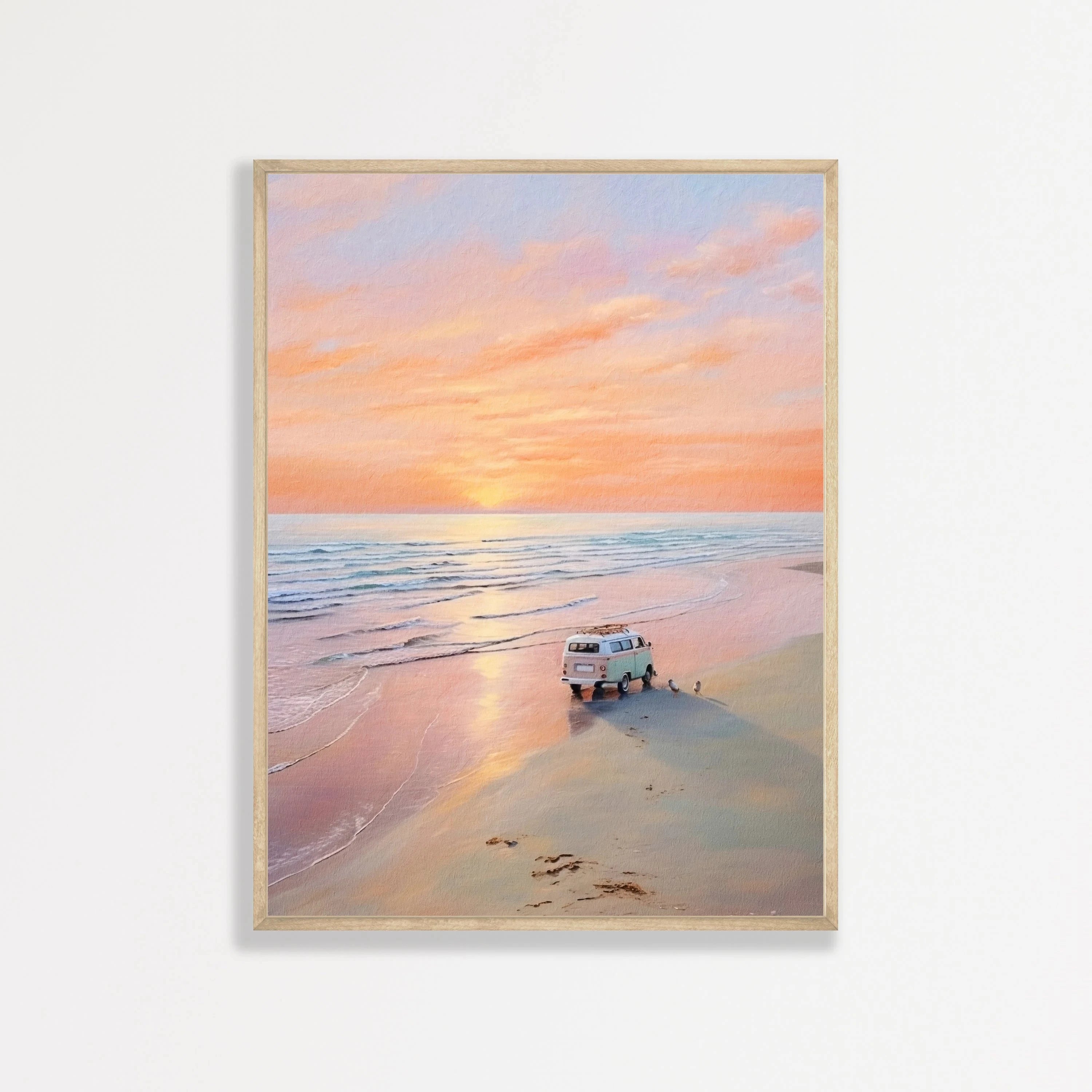 Affiches inspirées des plages californiennes