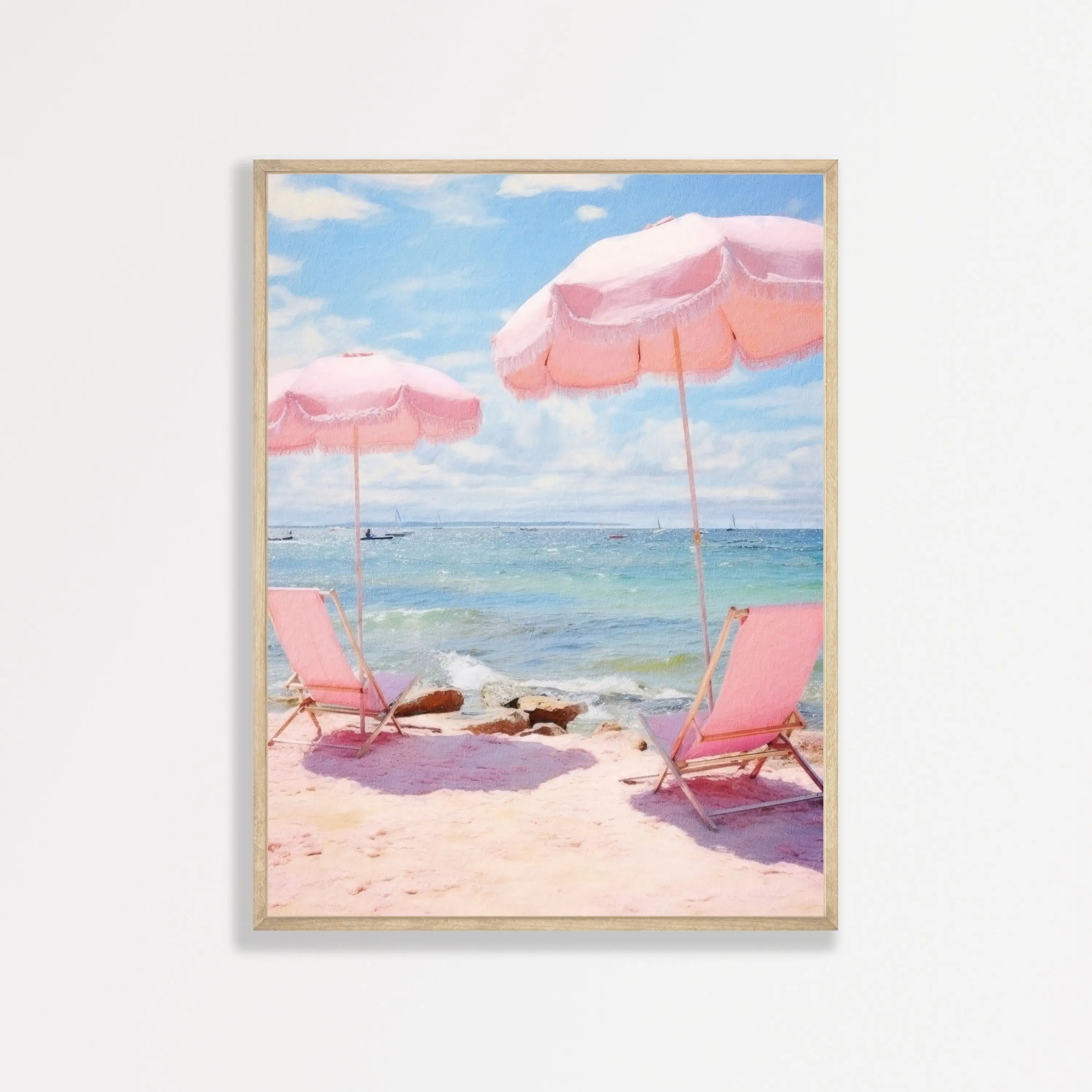 Affiches inspirées des plages californiennes