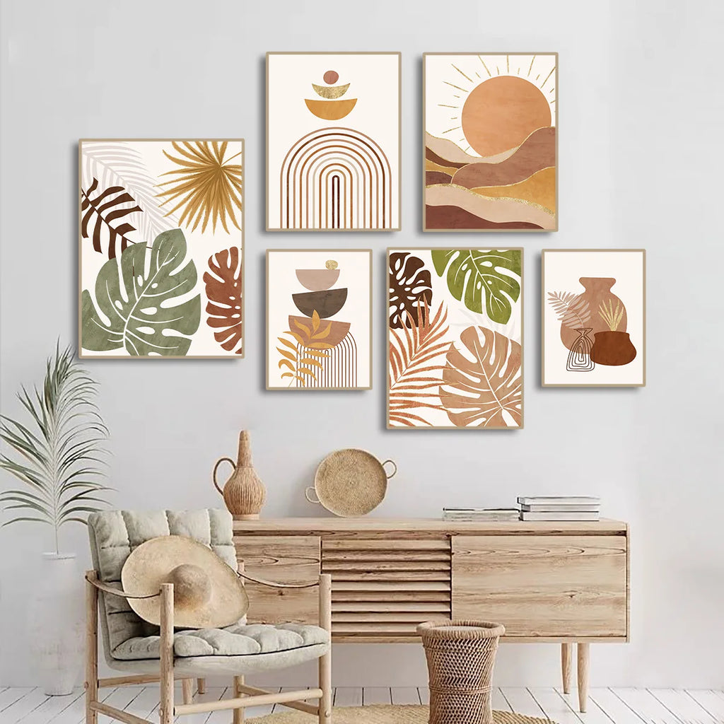 Affiches minimalistes végétales