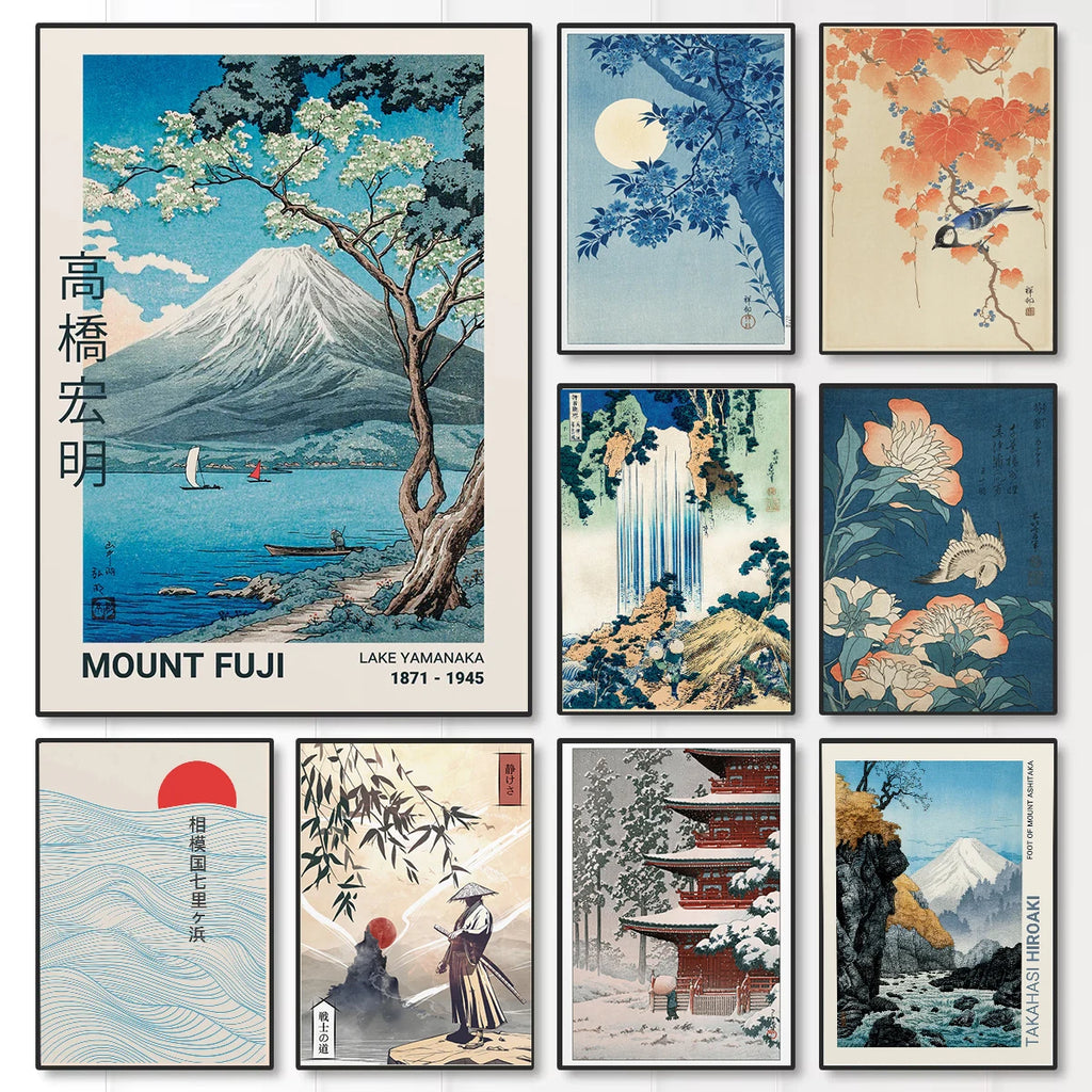 Affiches japonaises traditionnelles