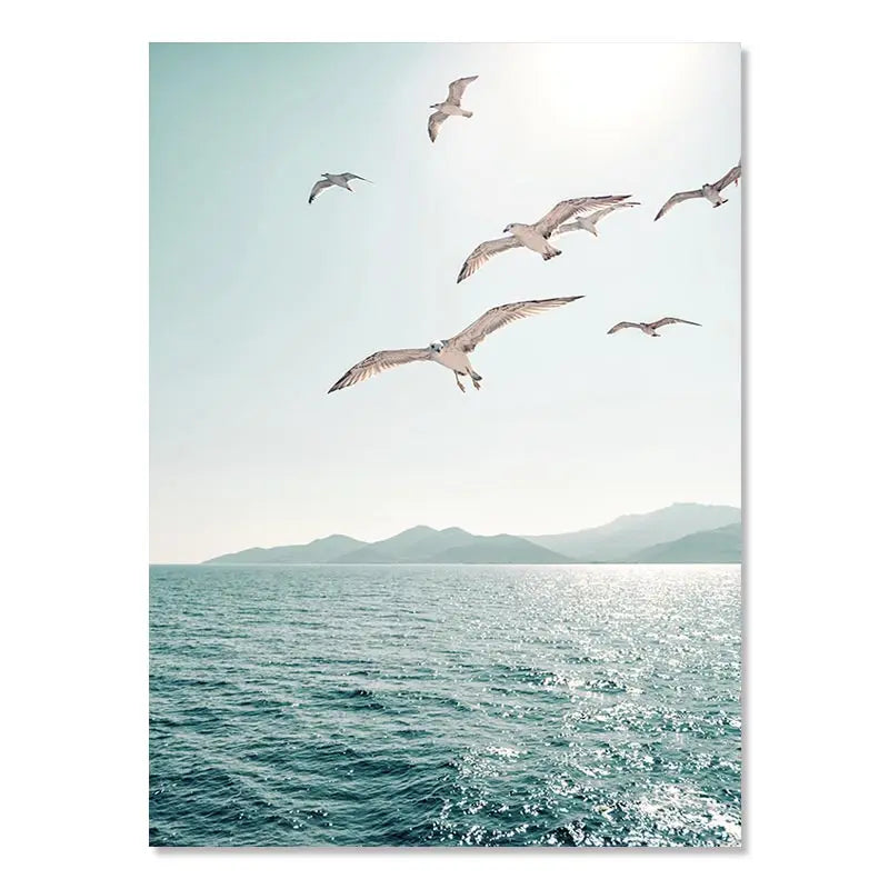 Affiches d'escapade estivale