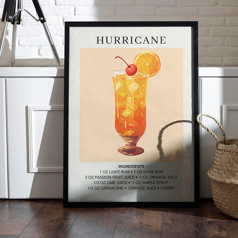 Affiches de cocktails