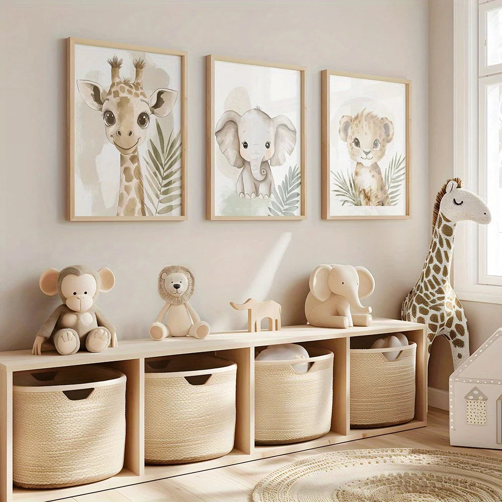 Affiches de petits coeurs de la jungle