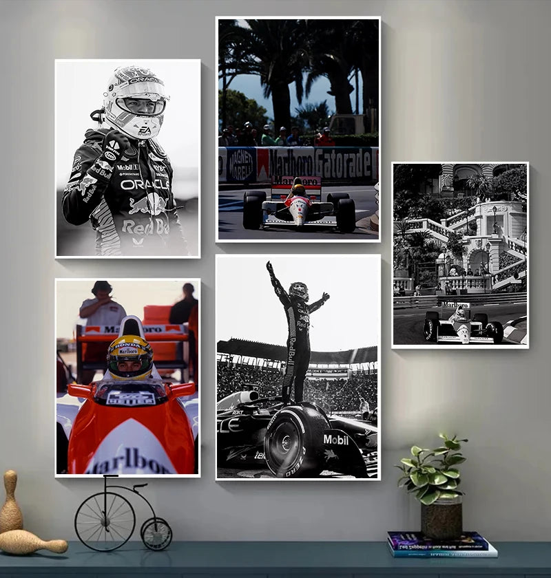 Affiches de course automobile