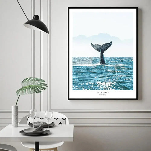 Affiches baleine & houle
