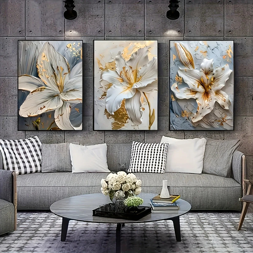 Affiches orchidées lumineuses