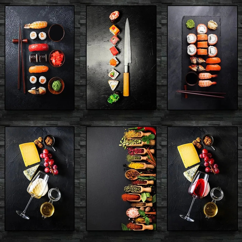 Affiches de cuisine moderne