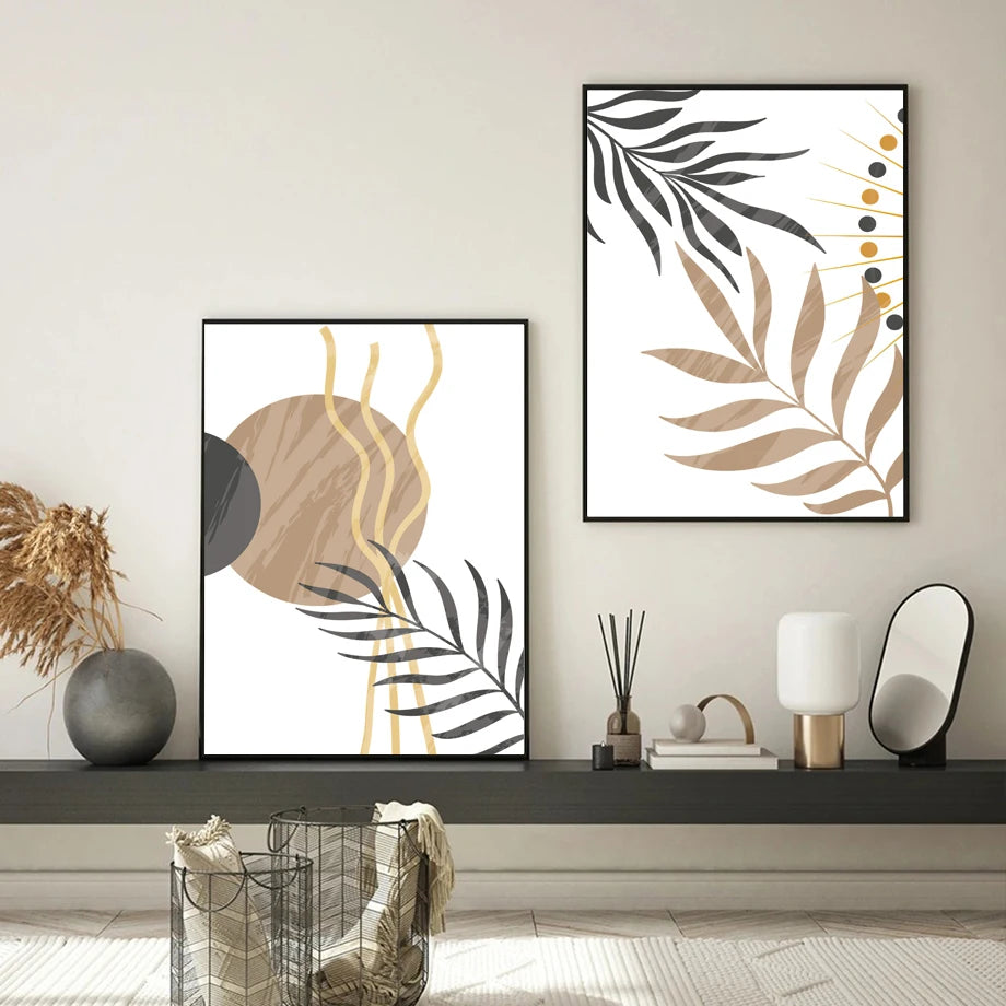 Affiches minimalistes lumineuses