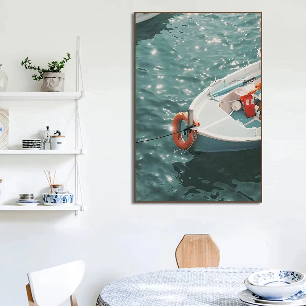 Affiche de côte amalfitaine & villages italiens