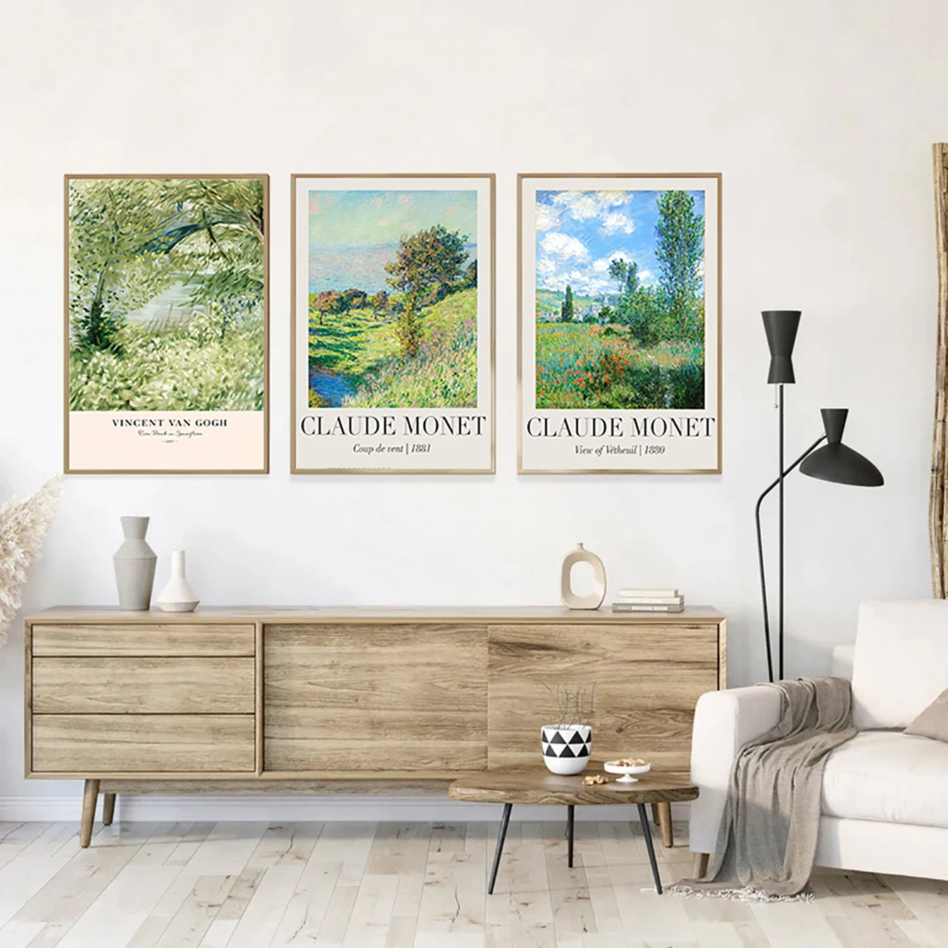 Affiches botaniques impressionnistes