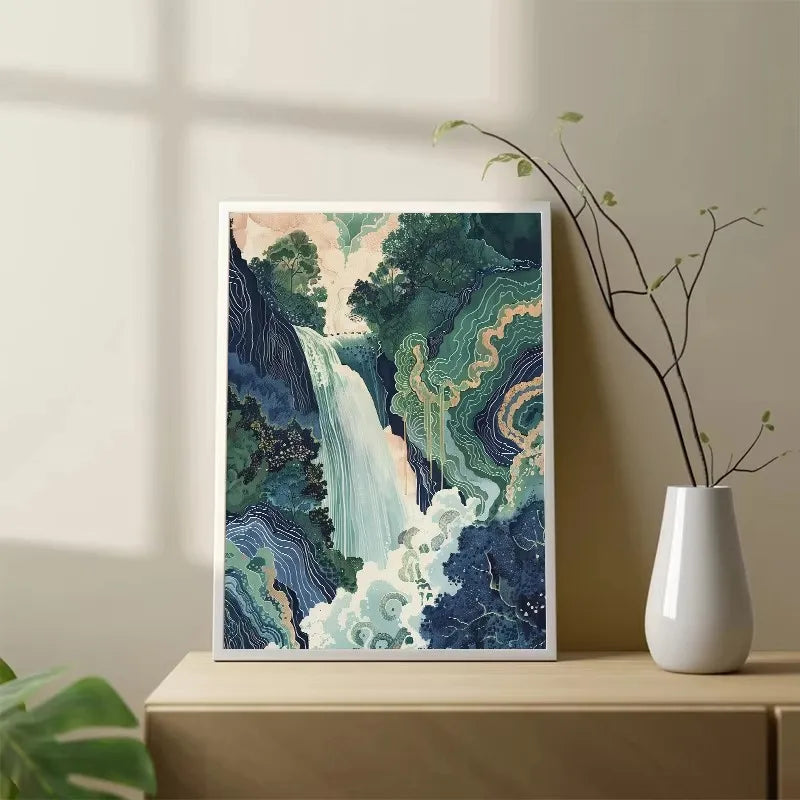 Affiches cascades majestueuses