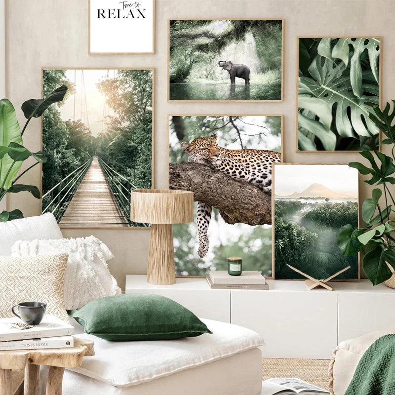 Affiches tropicales zen