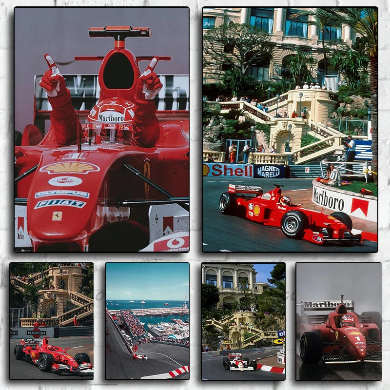Affiches de Formule 1 mythique