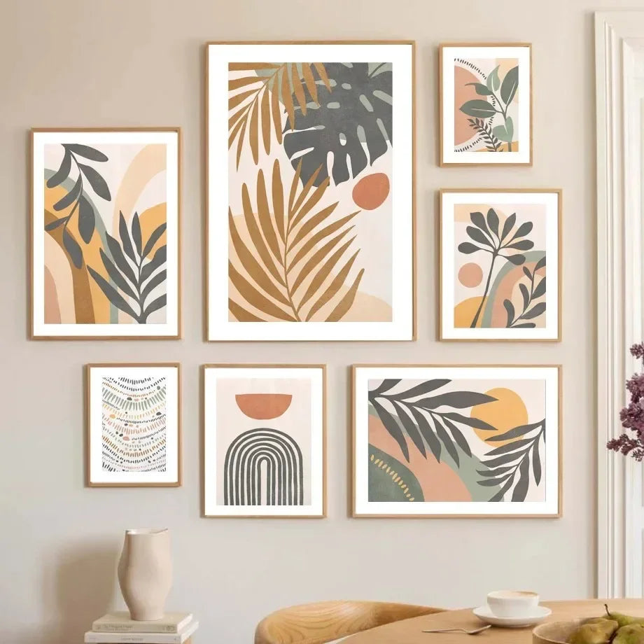 Affiches botaniques minimalistes