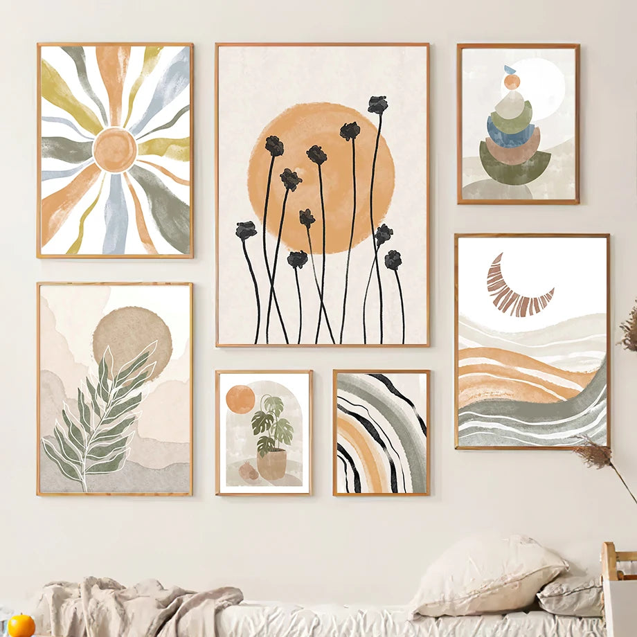 Affiches minimalistes délicates