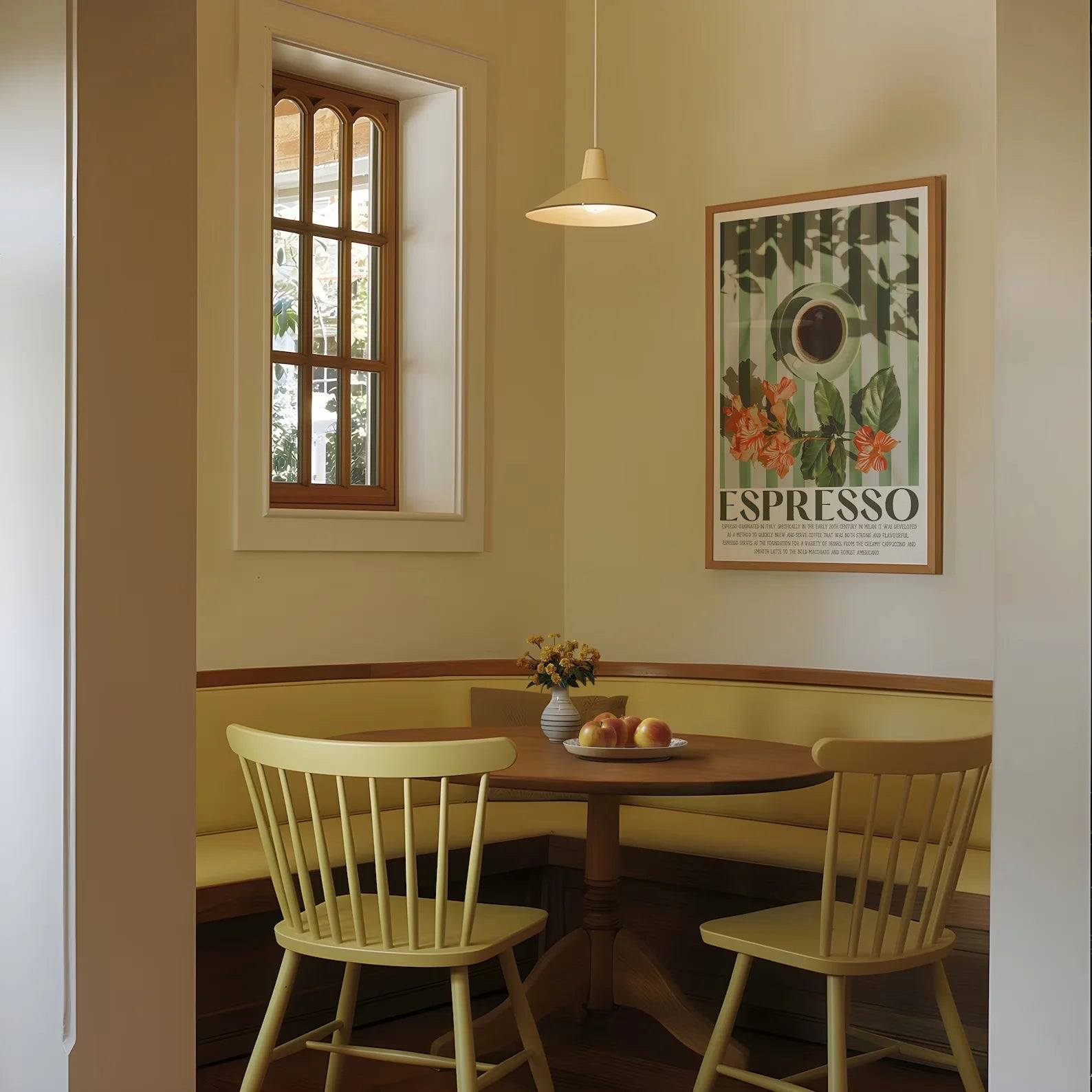 Affiche espresso chaleureuse