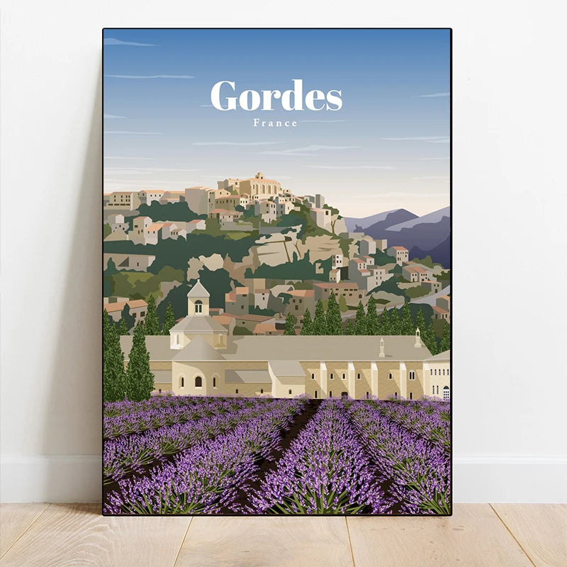 Affiche ville contemporaine