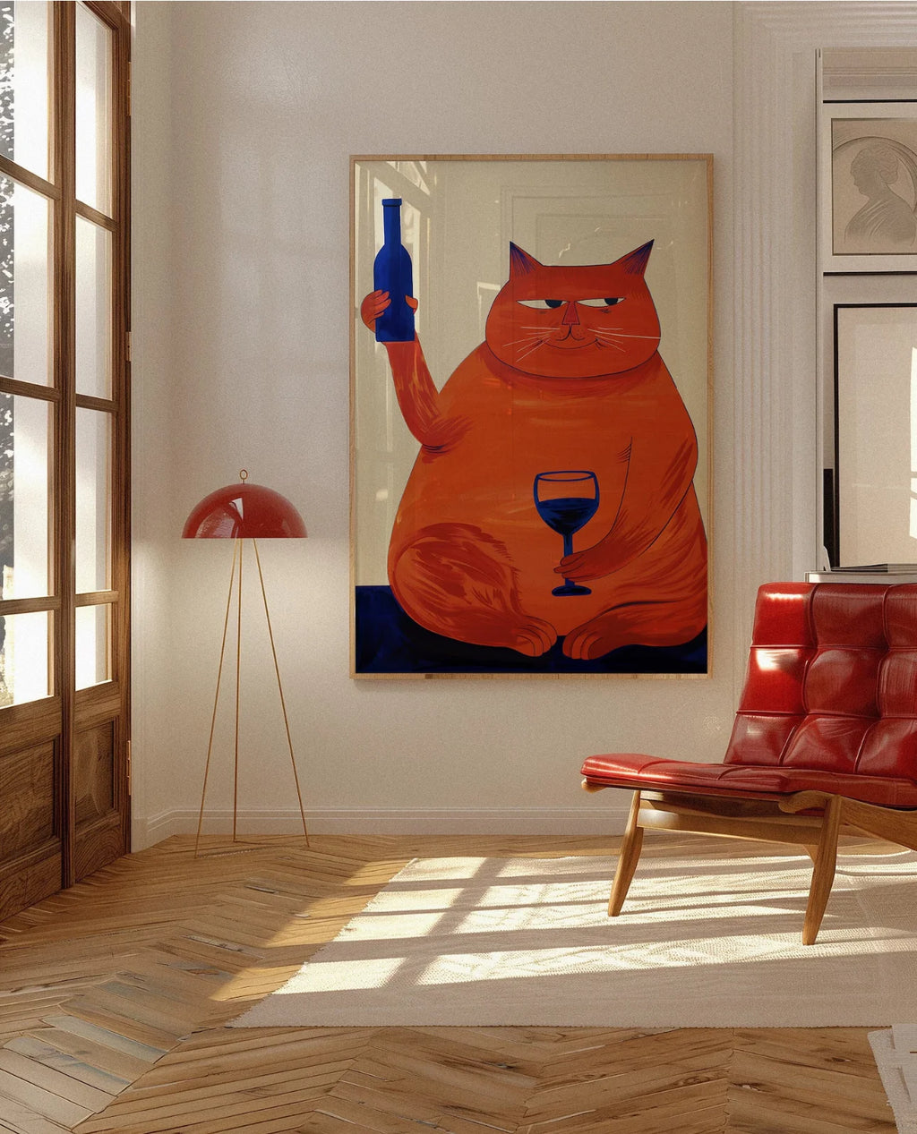 Affiches de chat roux décomplexé