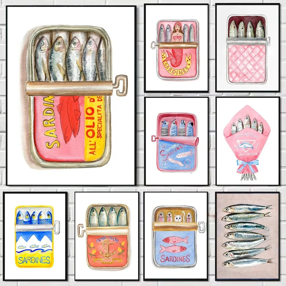 Affiches de sardines