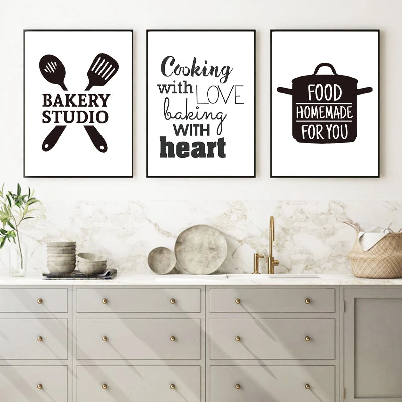 Affiches de cuisine illustrée