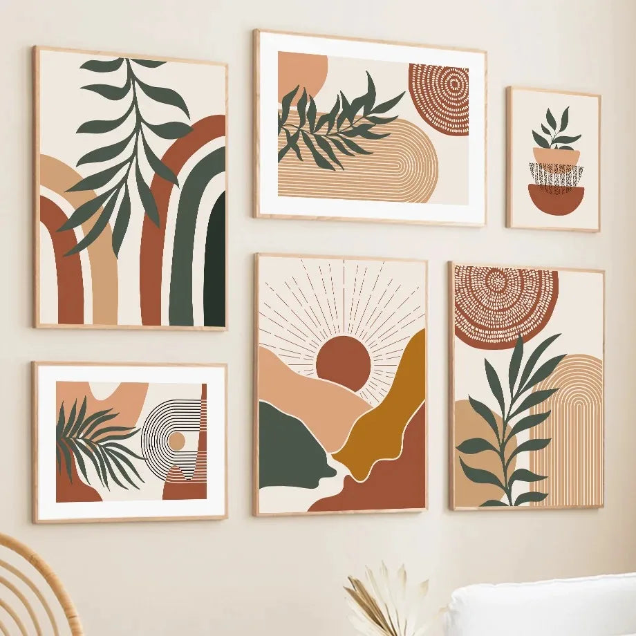 Affiches minimalistes harmonieuses