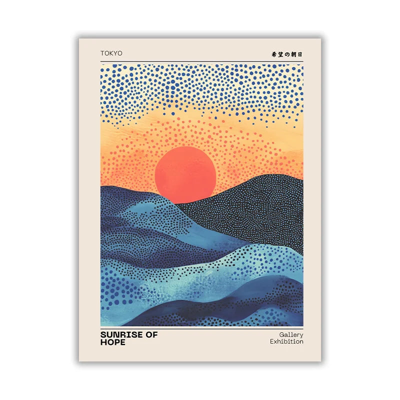 Affiches japonaises modernes