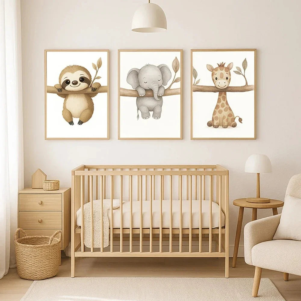 Affiches de petits compagnons suspendus