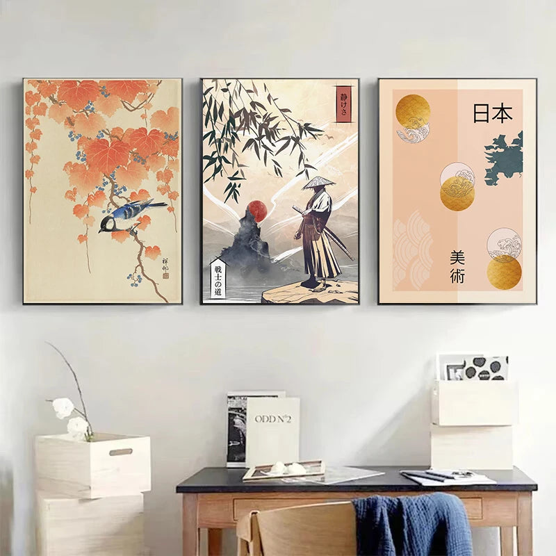 Affiches japonaises traditionnelles