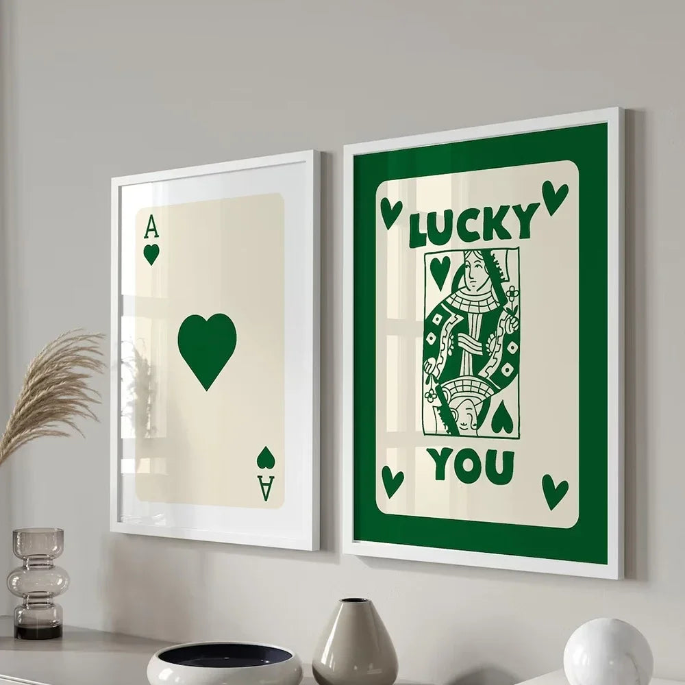 Affiches carte chance