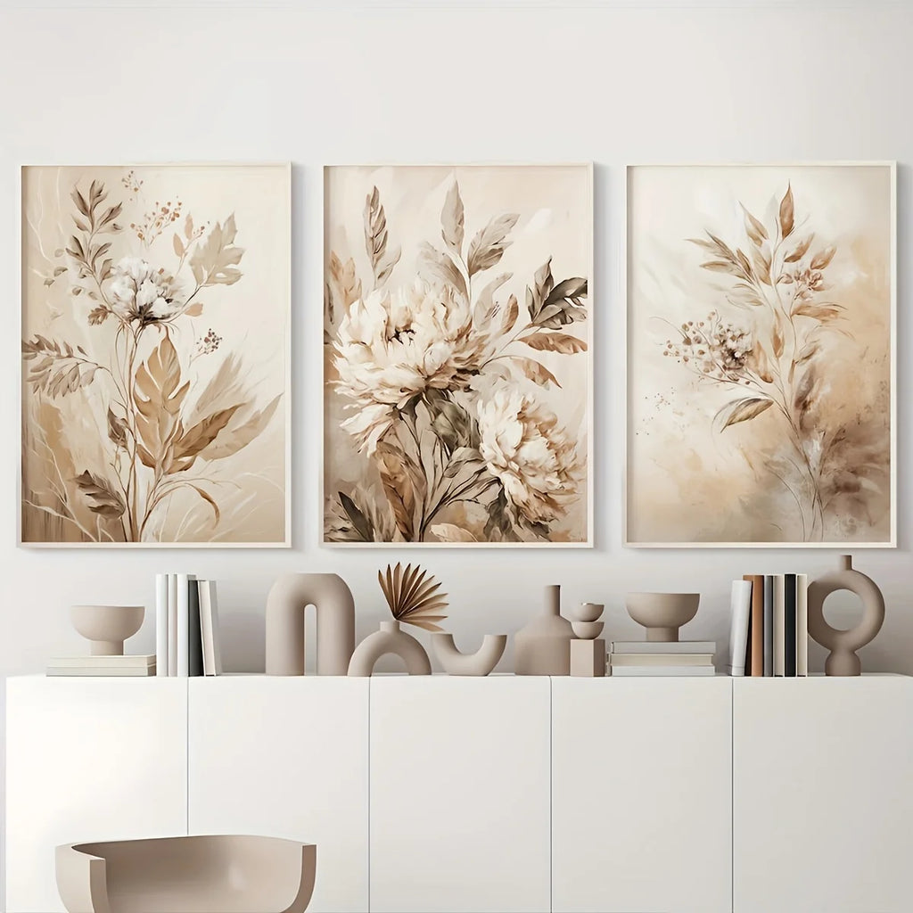Affiches bohèmes florales