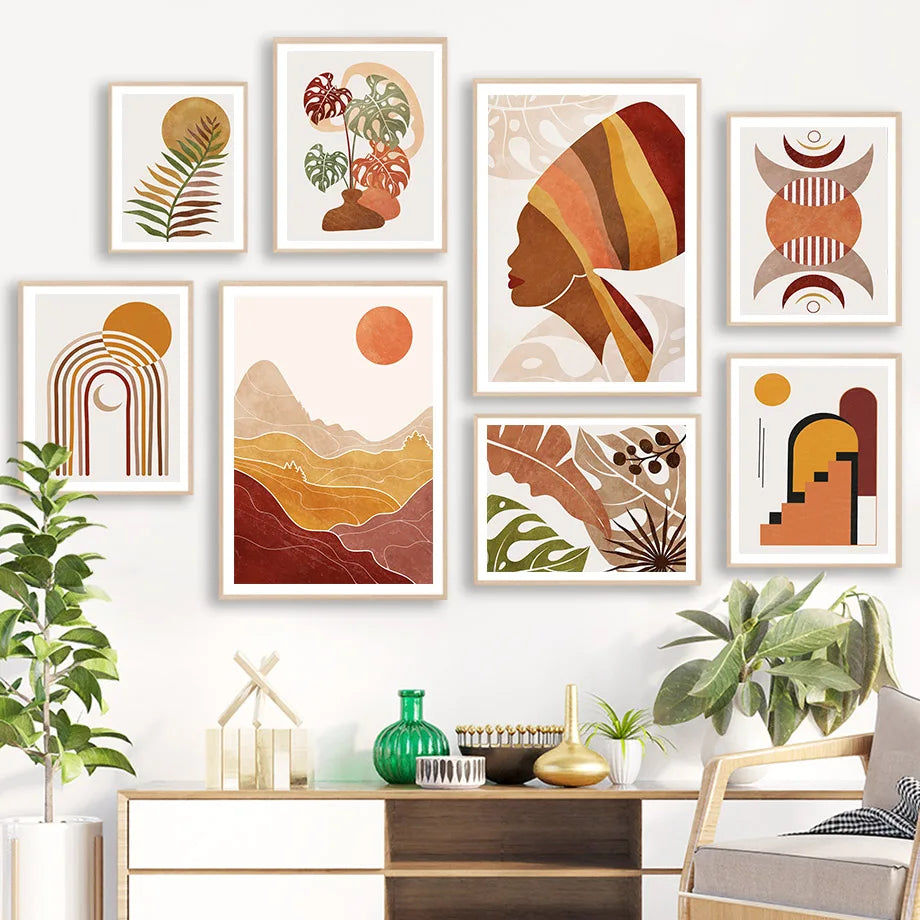 Affiches minimalistes bohèmes