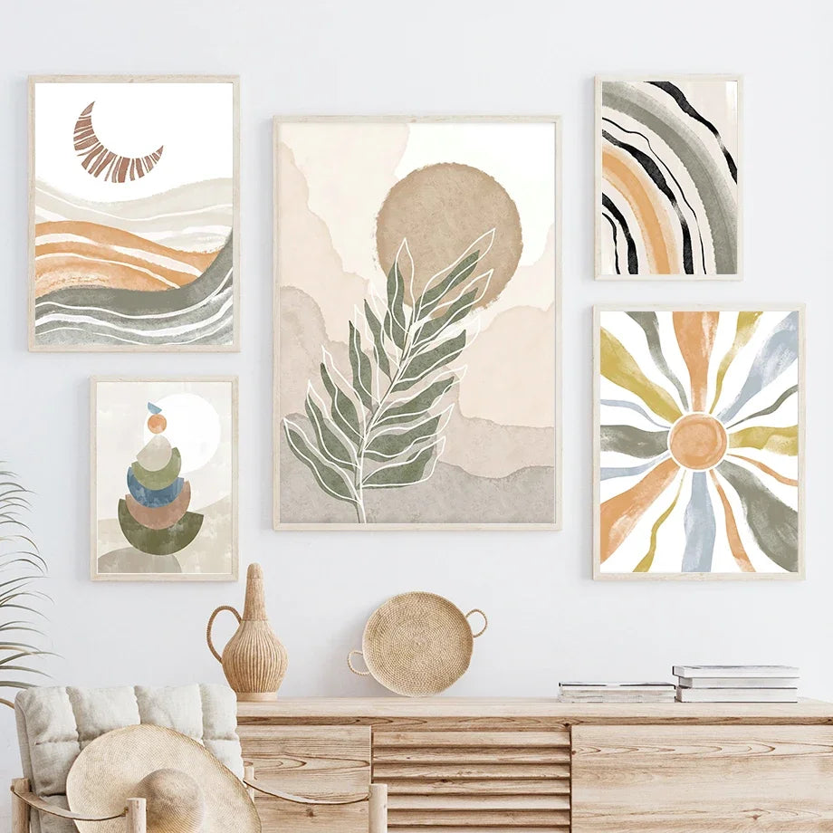 Affiches minimalistes délicates