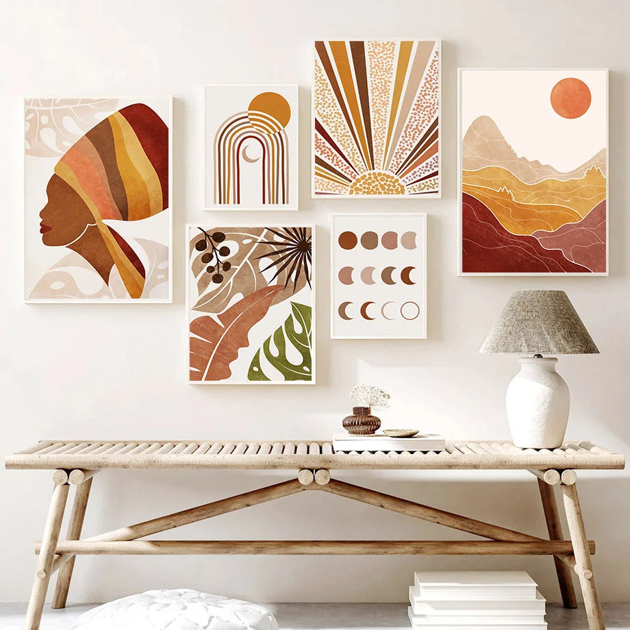 Affiches minimalistes bohèmes